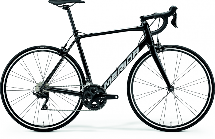 Merida Scultura Rim 400 Road Bike Metallic Black/Grey (2021)